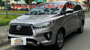 Thuê xe 7 chỗ có tài