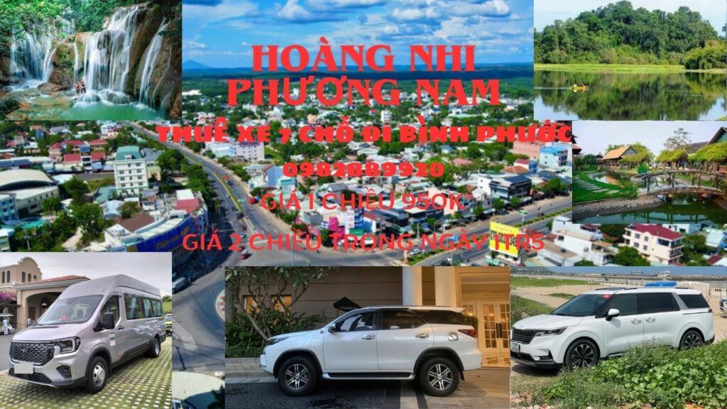 Thuê xe 7 chỗ đi bình phước