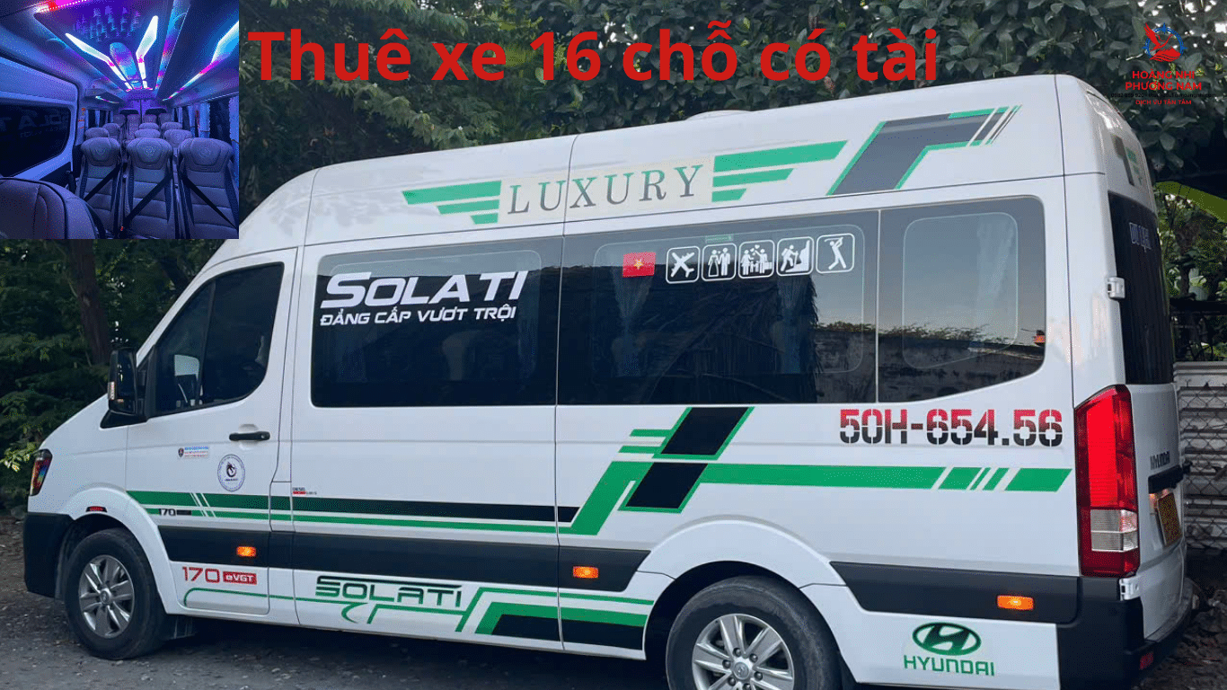 Thuê xe 16 chỗ có tài