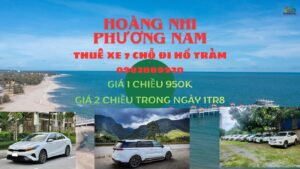 thuê xe 7 chỗ đi hồ tràm