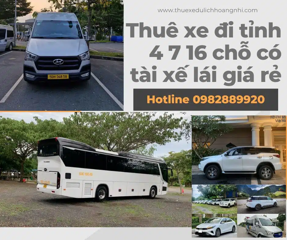 Thuê xe đi tỉnh giá rẻ