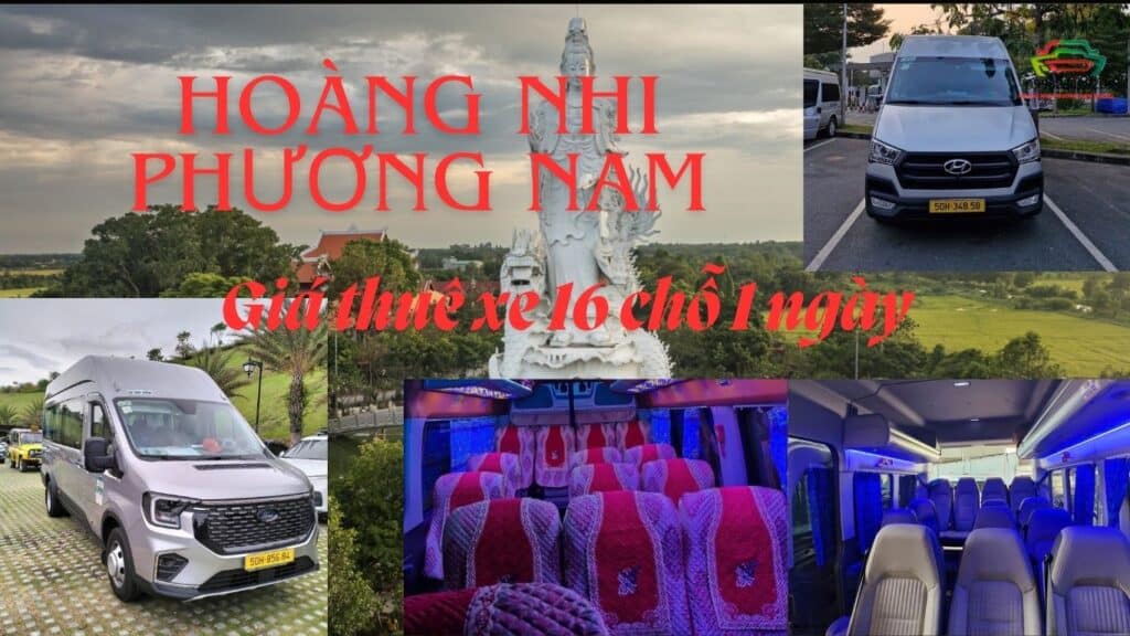 Giá thuê xe 16 chỗ 1 ngày