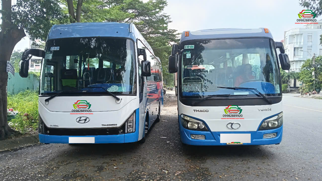 thuê xe 29 chỗ đi trà ôn
