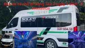 Bao xe 16 chỗ đi Vũng Tàu 2 ngày 1 đêm